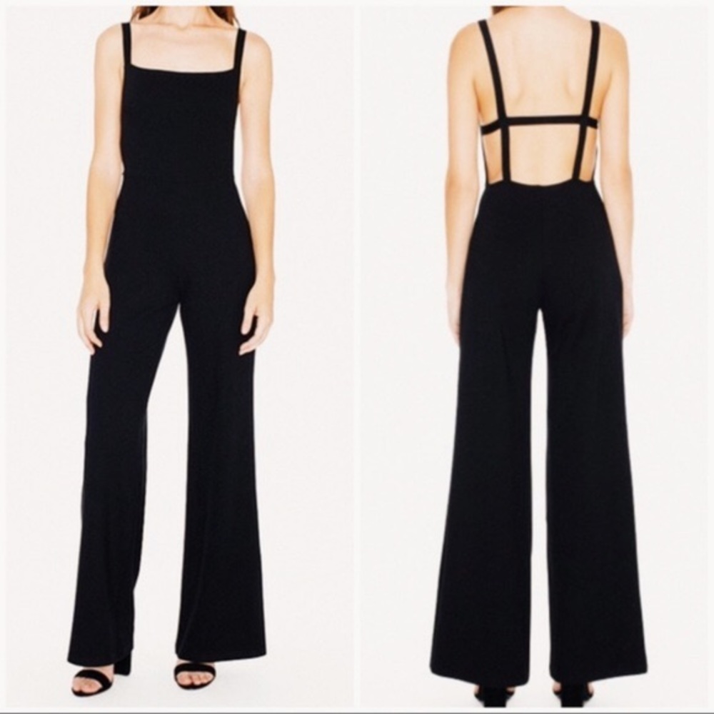 Harper Wideleg Jumpsuit Black